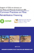 mine rehabilitation financing 