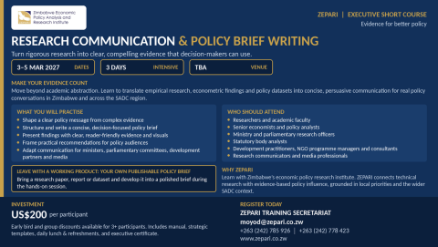 Research Communication Short Course